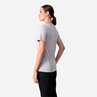 Camiseta Pima Feminina | Life Collection - Cinza Claro