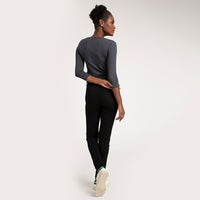 Blusa Modal Manga 3/4 Feminina | Travel Collection - Grafite