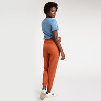 Calça Jogger de Moletom Feminina - Terracota