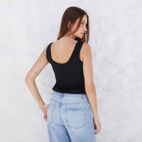 Regata Algodão Pima Feminina | Life Collection - Preto