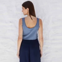 Regata Algodão Pima Feminina | Life Collection - Azul Cobalto