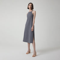 Vestido Midi Malha - Mescla Escuro