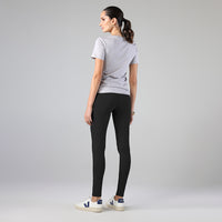 Calça Legging Malha Estruturada - Preto