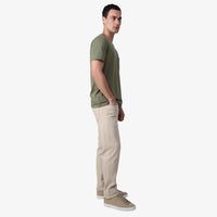 Camiseta Pima Bolso Masculina | Life Collection - Verde Militar