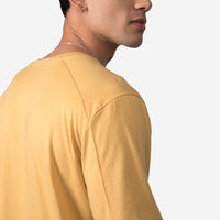 Everyday T-Shirt Recorte Masculina - Amarelo Mel