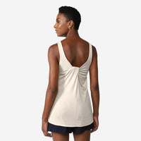 Regata Viscose Torção Costas Feminina - Off White