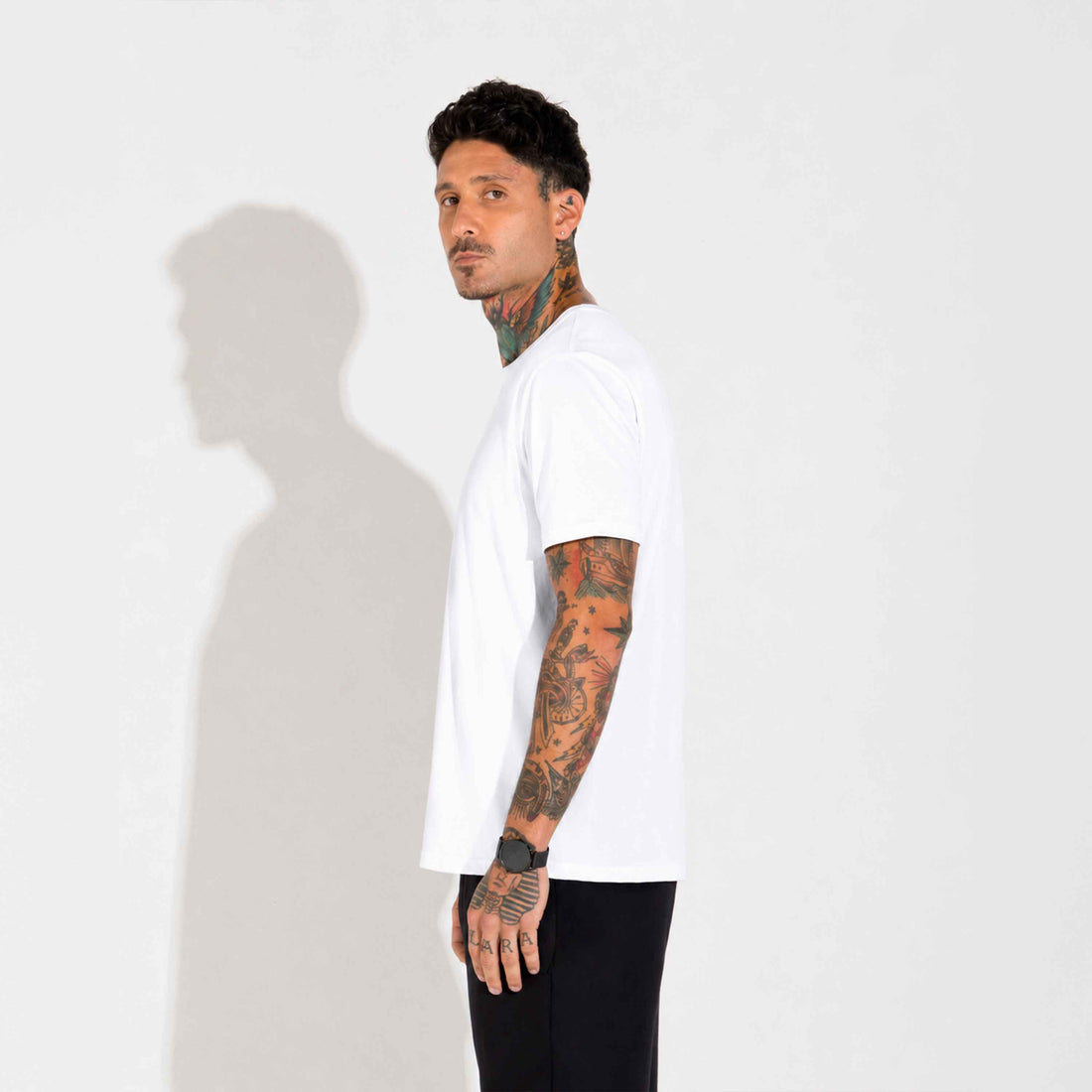 Camiseta Pima Masculina - Branco