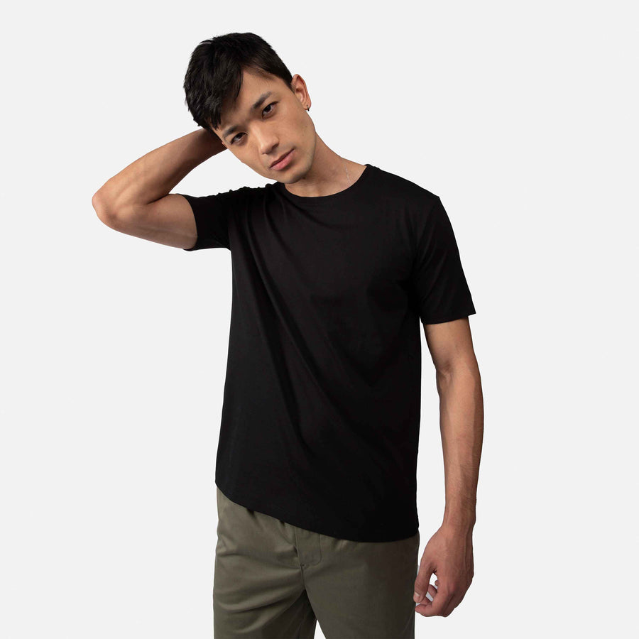 Camiseta Pima Masculina | Life Collection - Preto