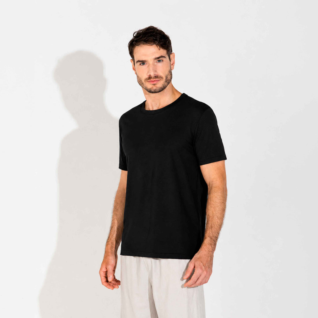 Camiseta Pima Masculina - Preto