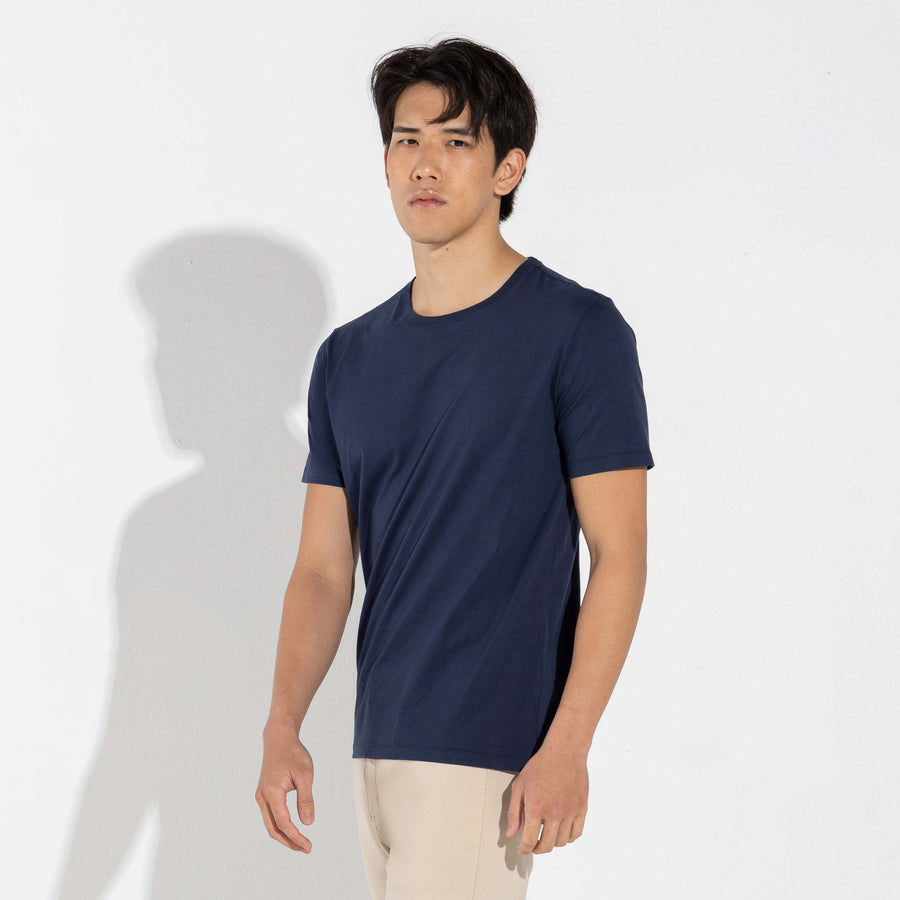 Camiseta Pima Masculina | Life Collection - Azul Marinho