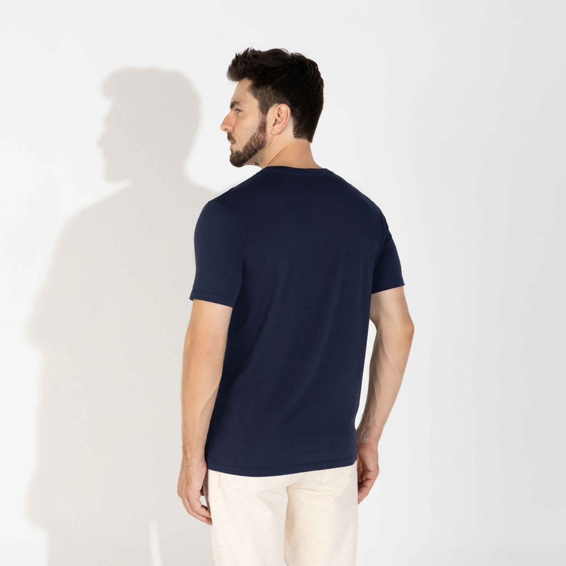 Camiseta Pima Masculina | Life Collection - Azul Marinho