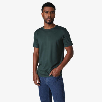 Camiseta Pima Masculina | Life Collection - Verde Cedro