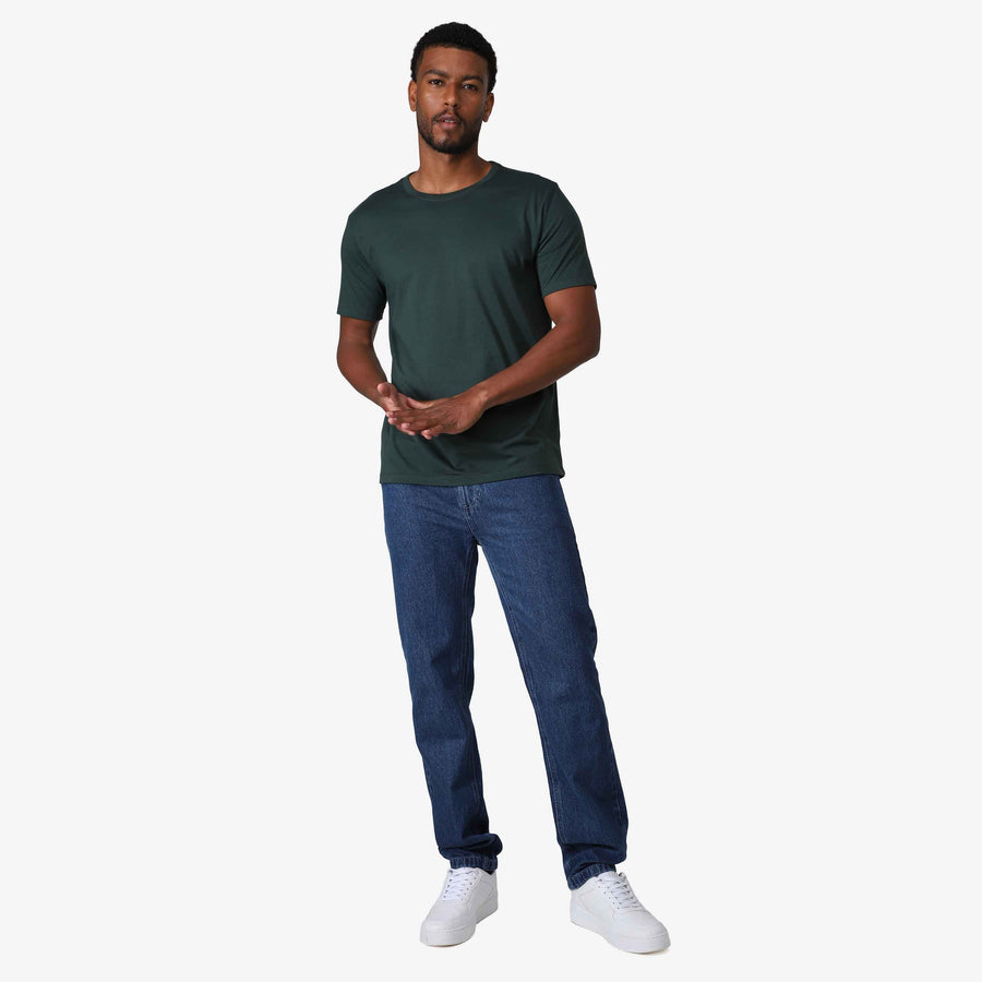 Camiseta Pima Masculina | Life Collection - Verde Cedro