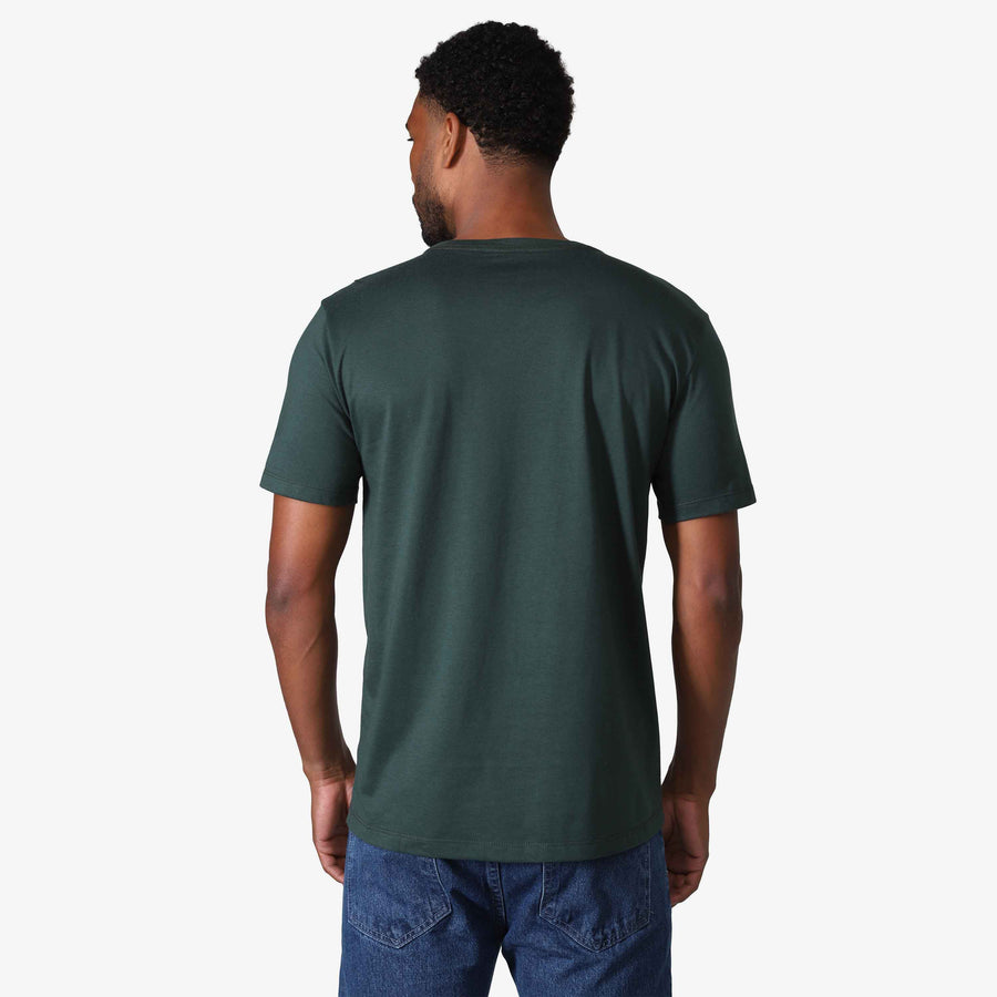 Camiseta Pima Masculina | Life Collection - Verde Cedro