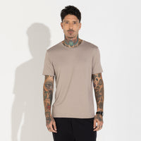 Camiseta Pima Masculina | Life Collection - Bege Alpaca