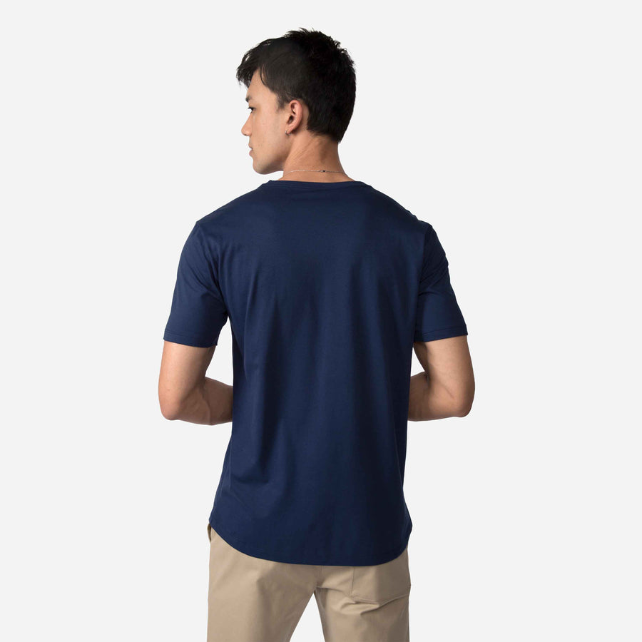 Camiseta Algodão Premium Masculina | Everyday Collection - Azul Marinho