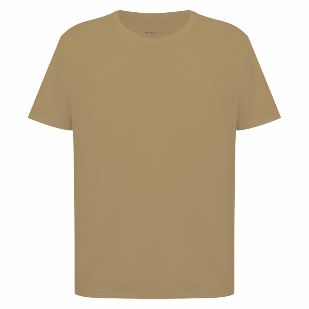 Camiseta Algodão Premium Masculina | Everyday Collection - Amarelo Mel