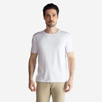 Camiseta Modal Masculina | Travel T-Shirt - Branco