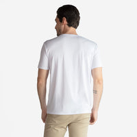 Camiseta Modal Masculina | Travel T-Shirt - Branco