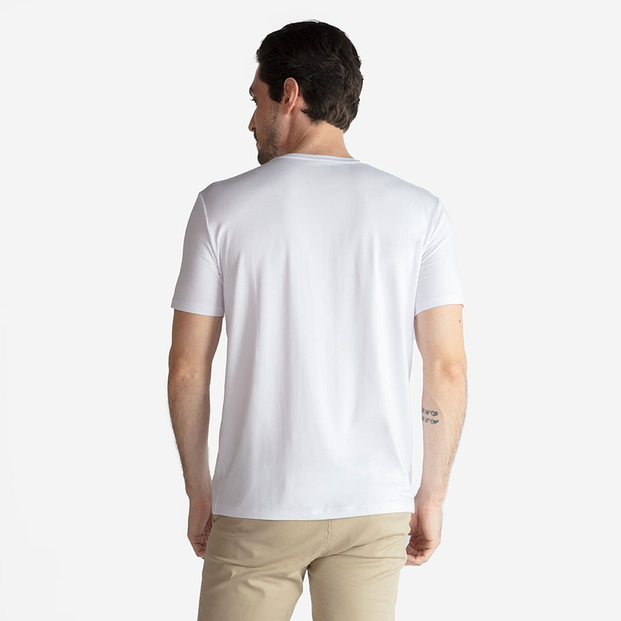 Travel T-Shirt Modal Masculina - Branco