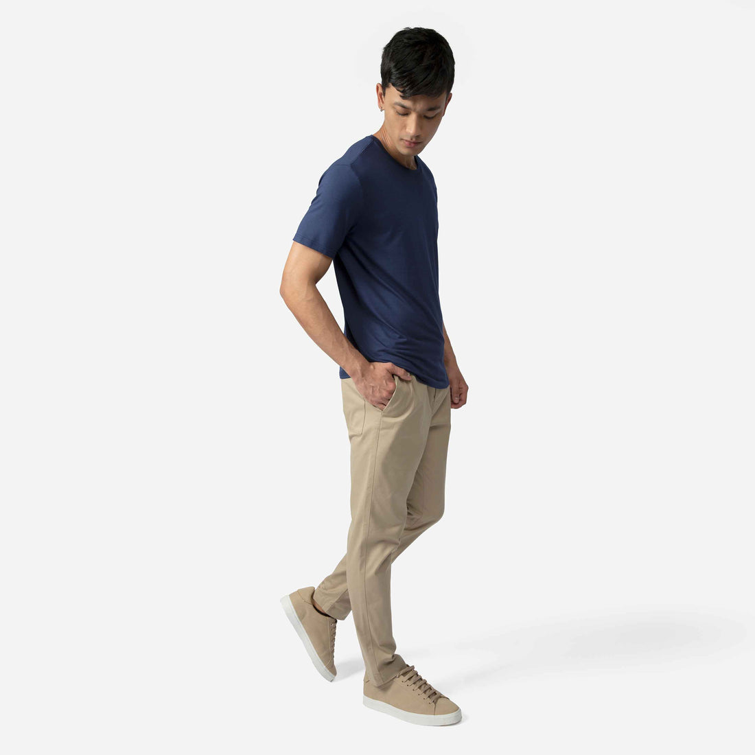 Tech T-Shirt Modal Premium Masculina | Basico.com - Azul Marinho