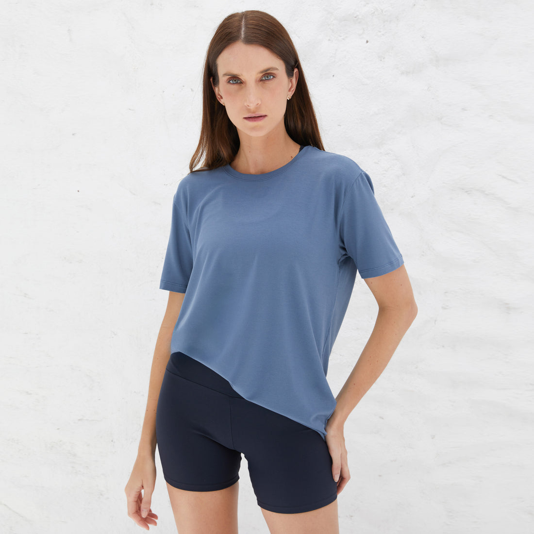 Tech T-Shirt Modal Premium Masculina | Basico.com - Azul Cobalto