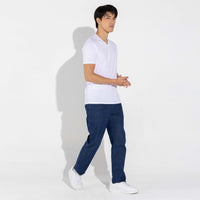 Camiseta Algodão Premium Gola V Masculina | Everyday Collection - Branco