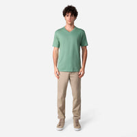 Camiseta Algodão Premium Gola V Masculina | Everyday Collection - Verde Oliva