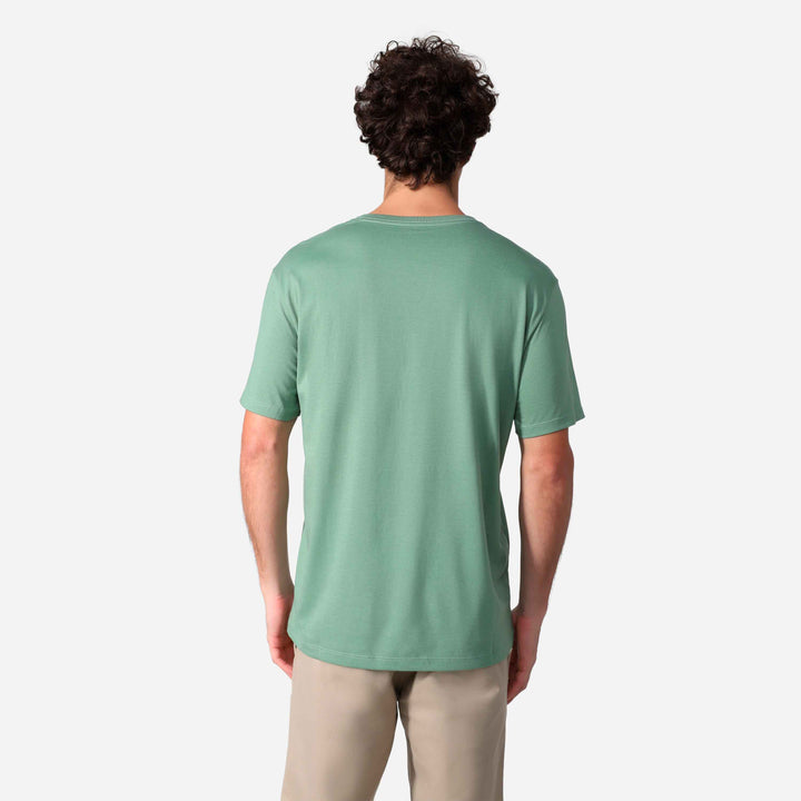 Camiseta Algodão Premium Gola V Masculina | Everyday Collection - Verde Oliva