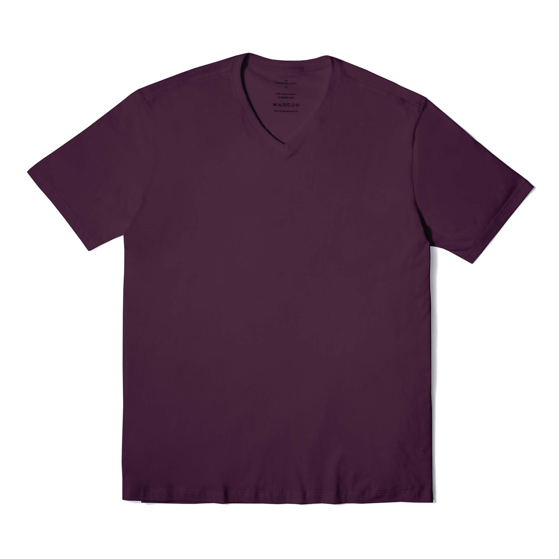 Camiseta Algodão Premium Gola V Masculina | Everyday Collection - Berinjela