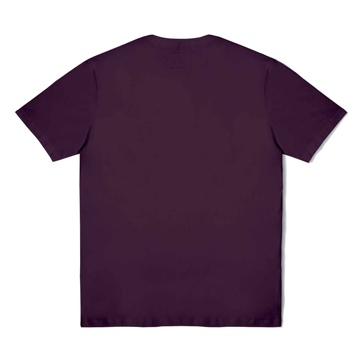 Camiseta Algodão Premium Gola V Masculina | Everyday Collection - Berinjela