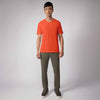 Camiseta Algodão Premium Gola V Masculina | Everyday Collection - Laranja Apricot