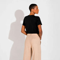 Camiseta Pima Feminina - Preto