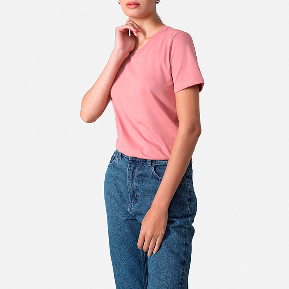 Camiseta Pima Feminina | Life Collection - Rose