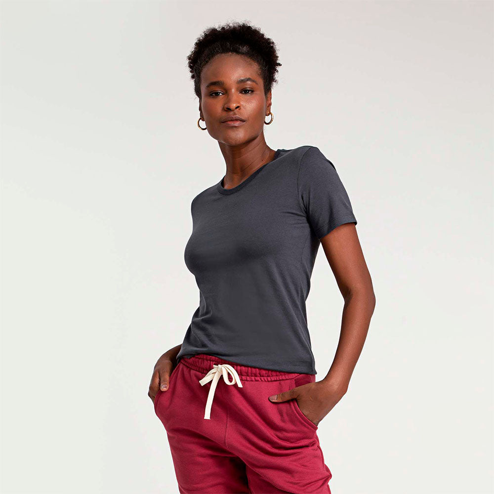 Camiseta Pima Feminina | Life Collection - Grafite Inativo