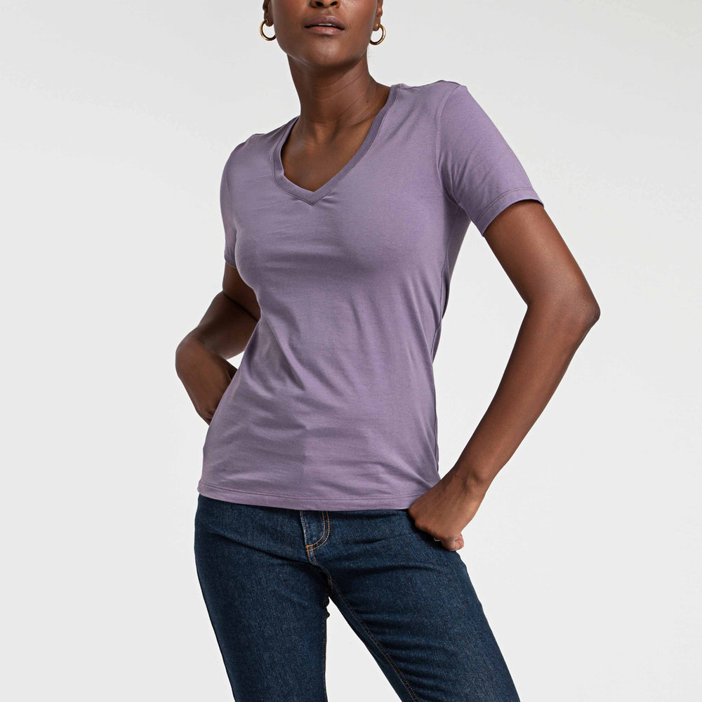 Camiseta Pima Feminina | Life Collection - Roxo Ametista