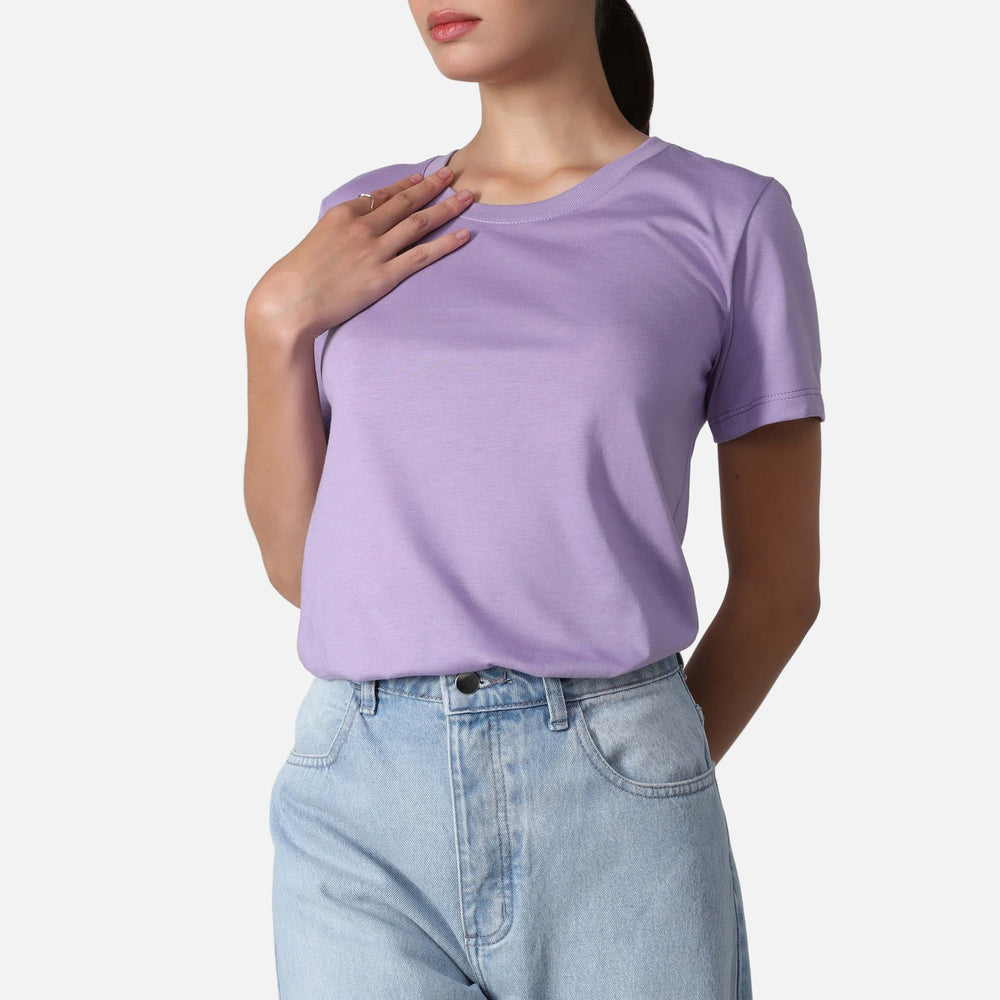 Camiseta Pima Feminina | Life Collection - Lilás