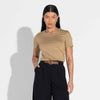 Camiseta Pima Feminina | Life Collection - Bege Pastel