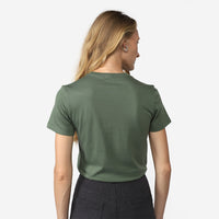 Camiseta Algodão Pima Feminina | Life T-Shirt - Verde Pinheiro