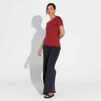 Camiseta Pima Feminina | Life Collection - Vermelho Escarlate