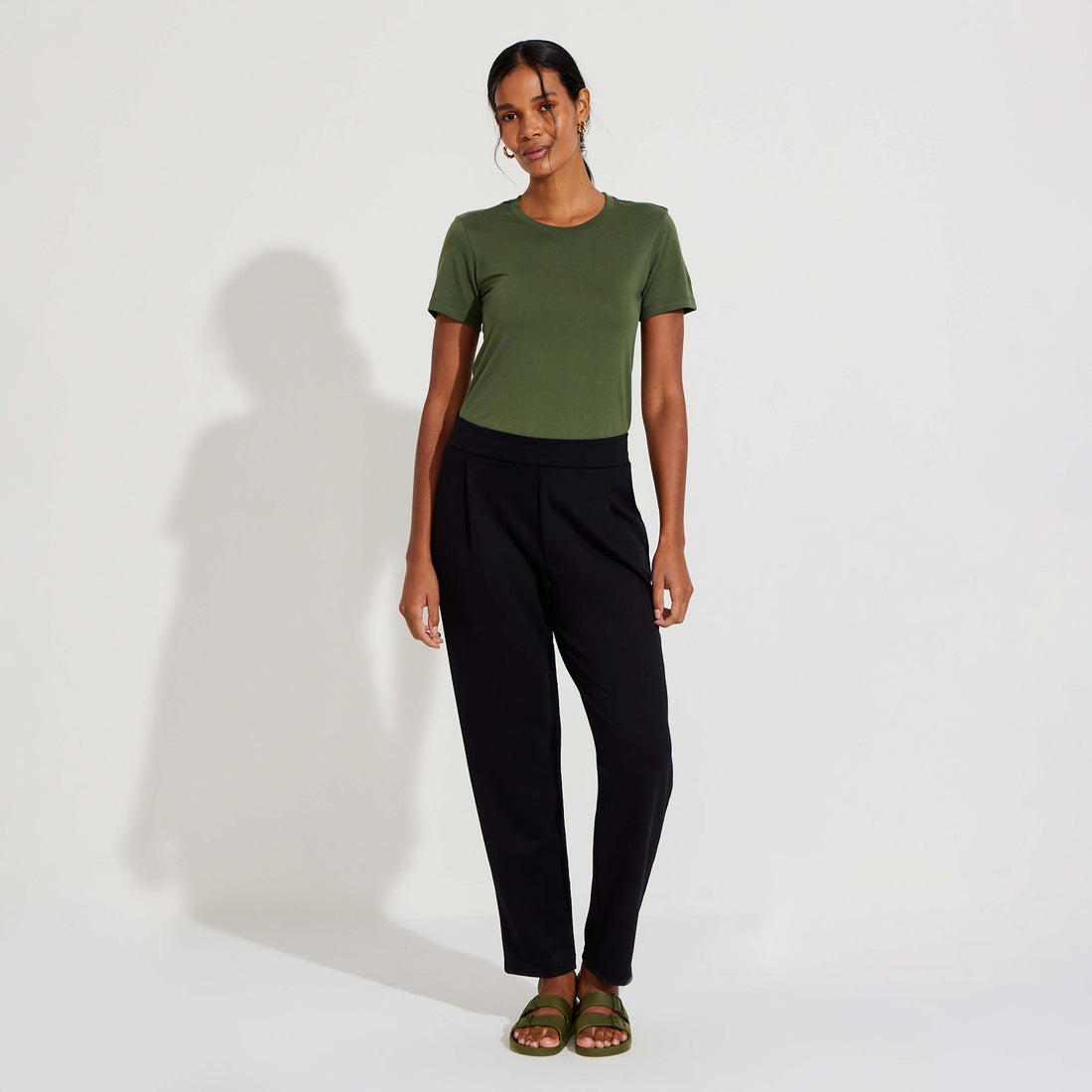 Camiseta Pima Feminina | Life Collection - Verde Figo