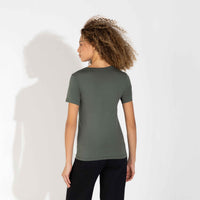 Camiseta Pima Feminina | Life Collection - Verde Figo