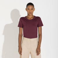 Camiseta Pima Feminina | Life Collection - Roxo Amoreira