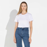 Camiseta Algodão Premium Feminina | Everyday Collection - Branco