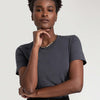 Camiseta Algodão Premium Feminina | Everyday Collection - Chumbo