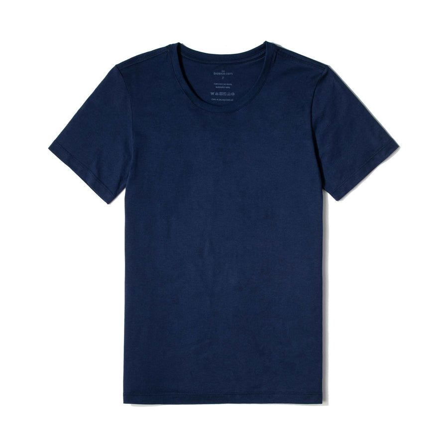 Camiseta Algodão Premium Feminina | Everyday Collection - Azul Marinho