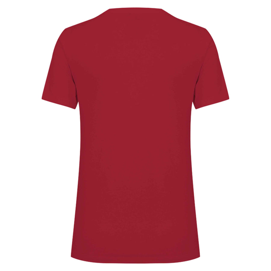 Camiseta Algodão Premium Feminina | Everyday Collection - Vermelho Rubi