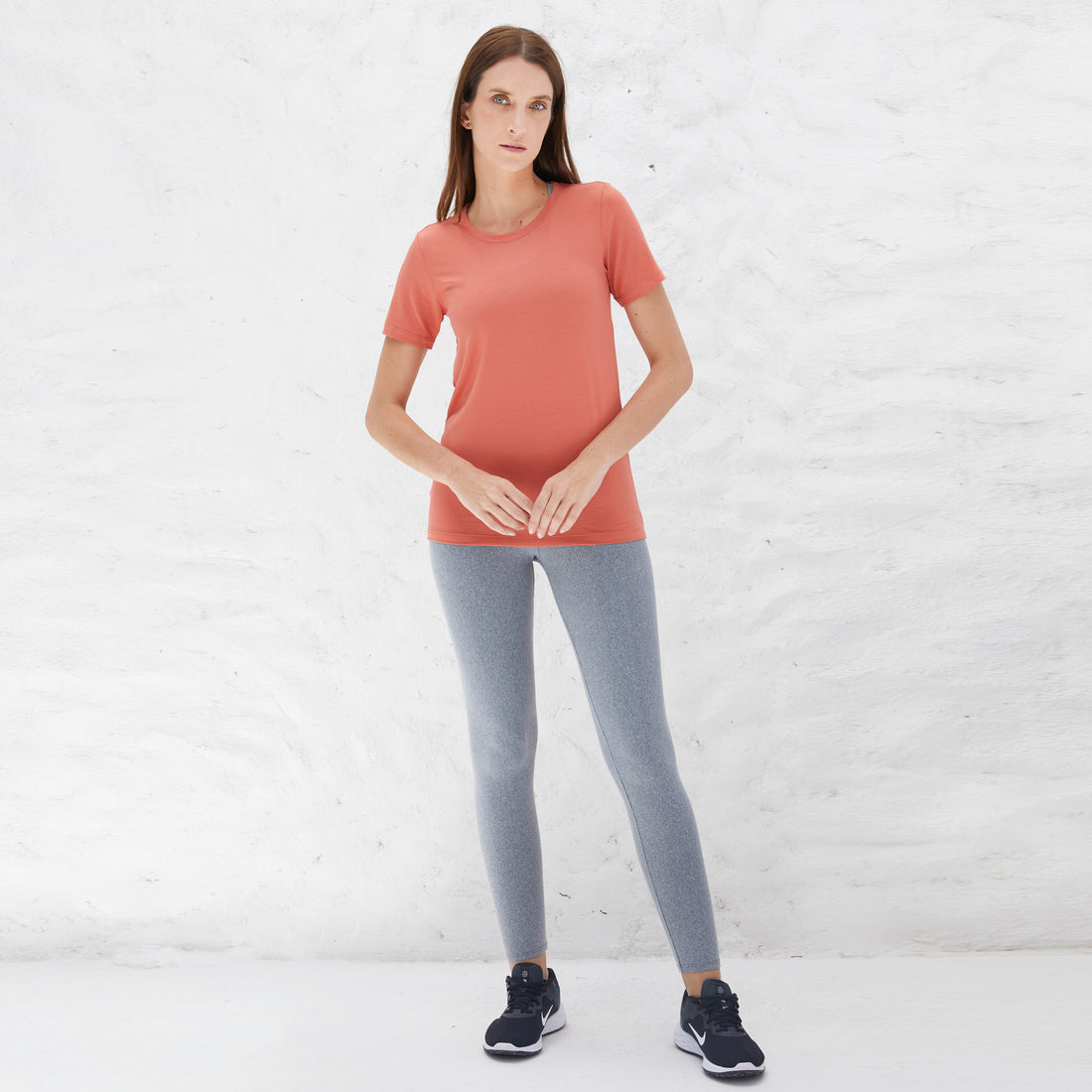 Tech T-Shirt Modal Premium Feminina | Basico.com - Laranja Telha