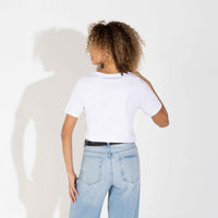 Camiseta Pima Gola U Feminina | Life Collection - Branco