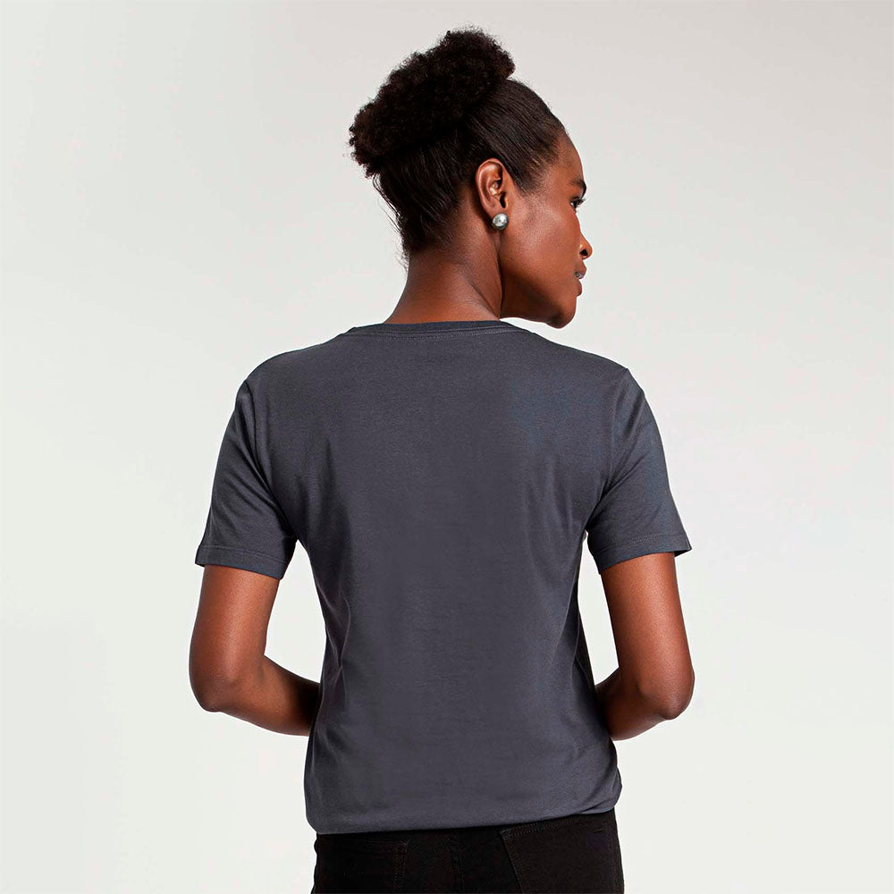 Camiseta Pima Gola U Feminina | Life Collection - Grafite Inativo